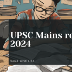 upsc mains result 2024