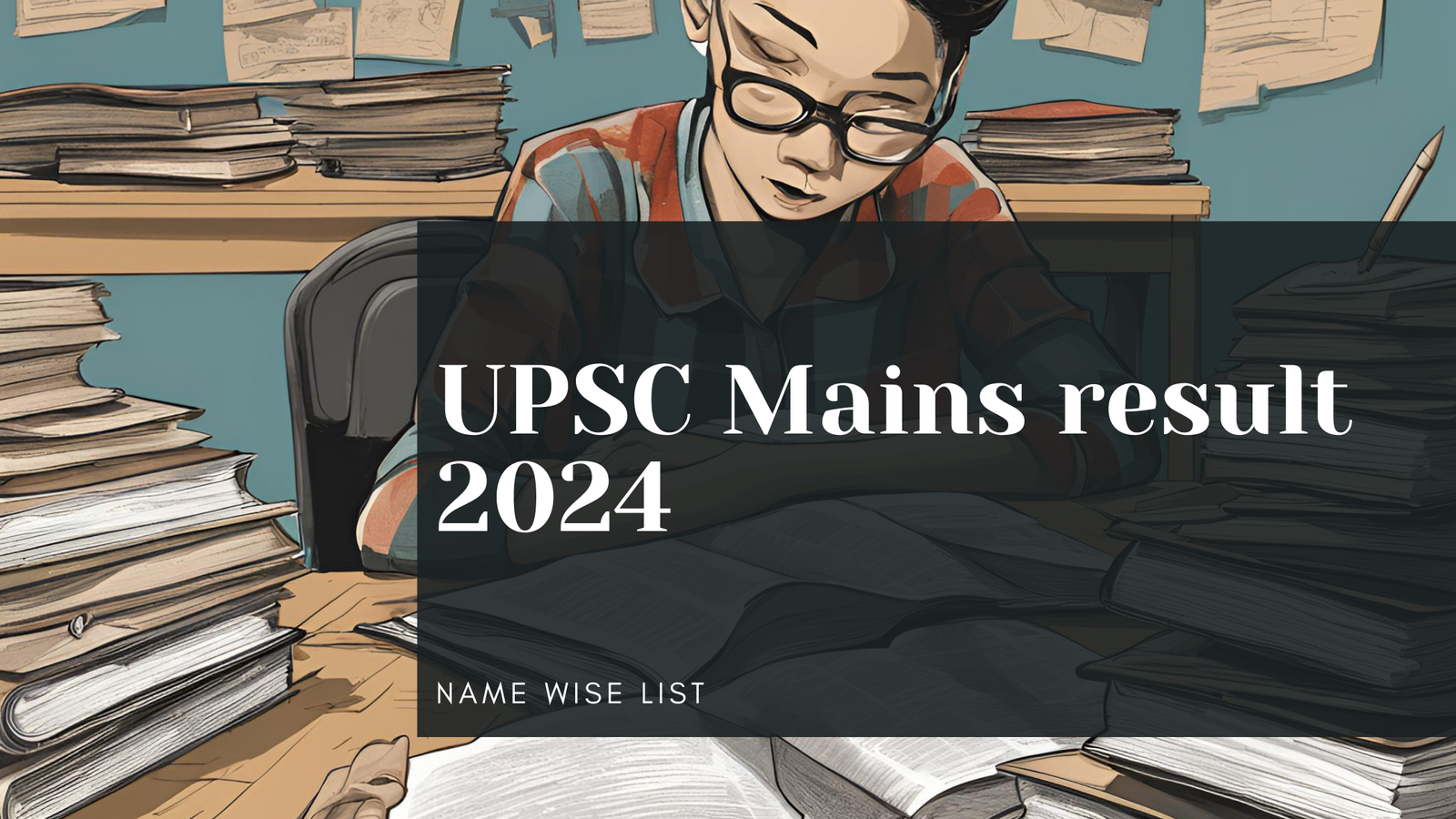 upsc mains result 2024