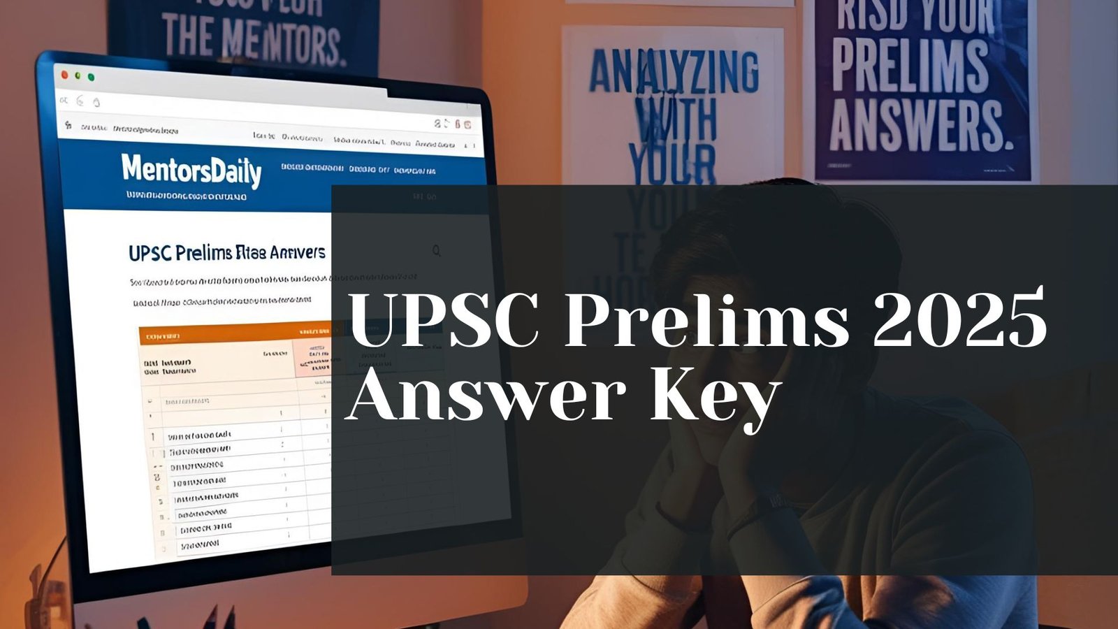 UPSC prelims 2025 answer key